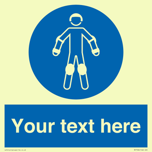 Custom protective roller sport equipment must be worn